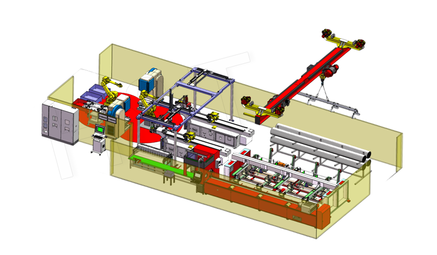 Serie di automazione della linea di produzione